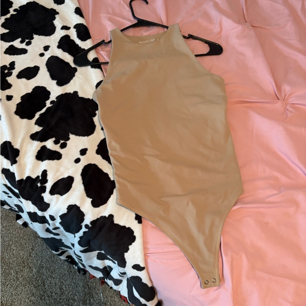 Tan Sleeveless Bodysuit